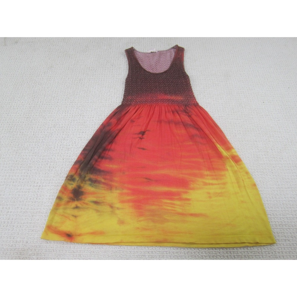 M Rena Girls Dress One Size Multicolor Tank Top Casual Scoop Neck Rayon Nylon‎